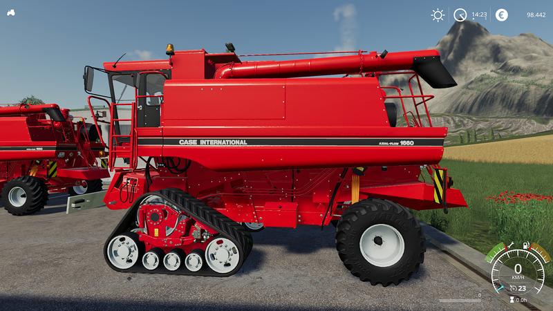 Команда FBM Case IH 1660 (1680) с резцом v1.0.0.0 FS19 Farming Simulator 22...