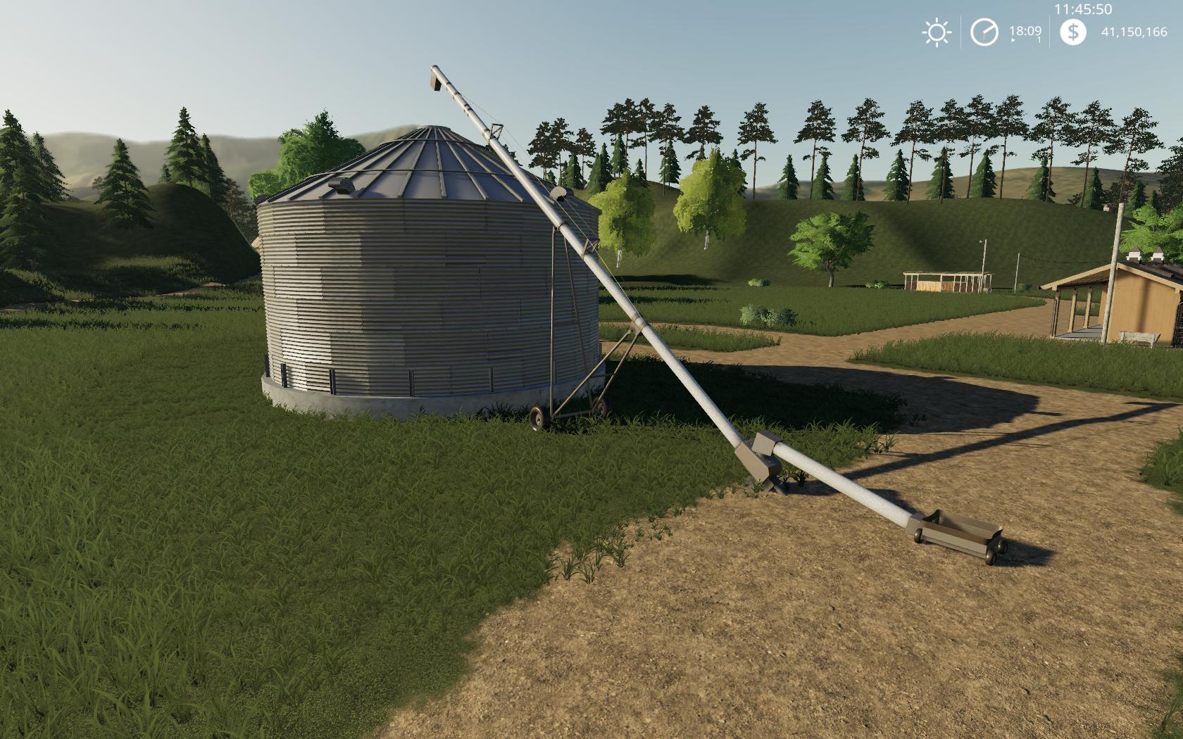 Размещаемый однозерновой силос v1.0 FS19 Farming Simulator 22 мод FS 19 МОД...