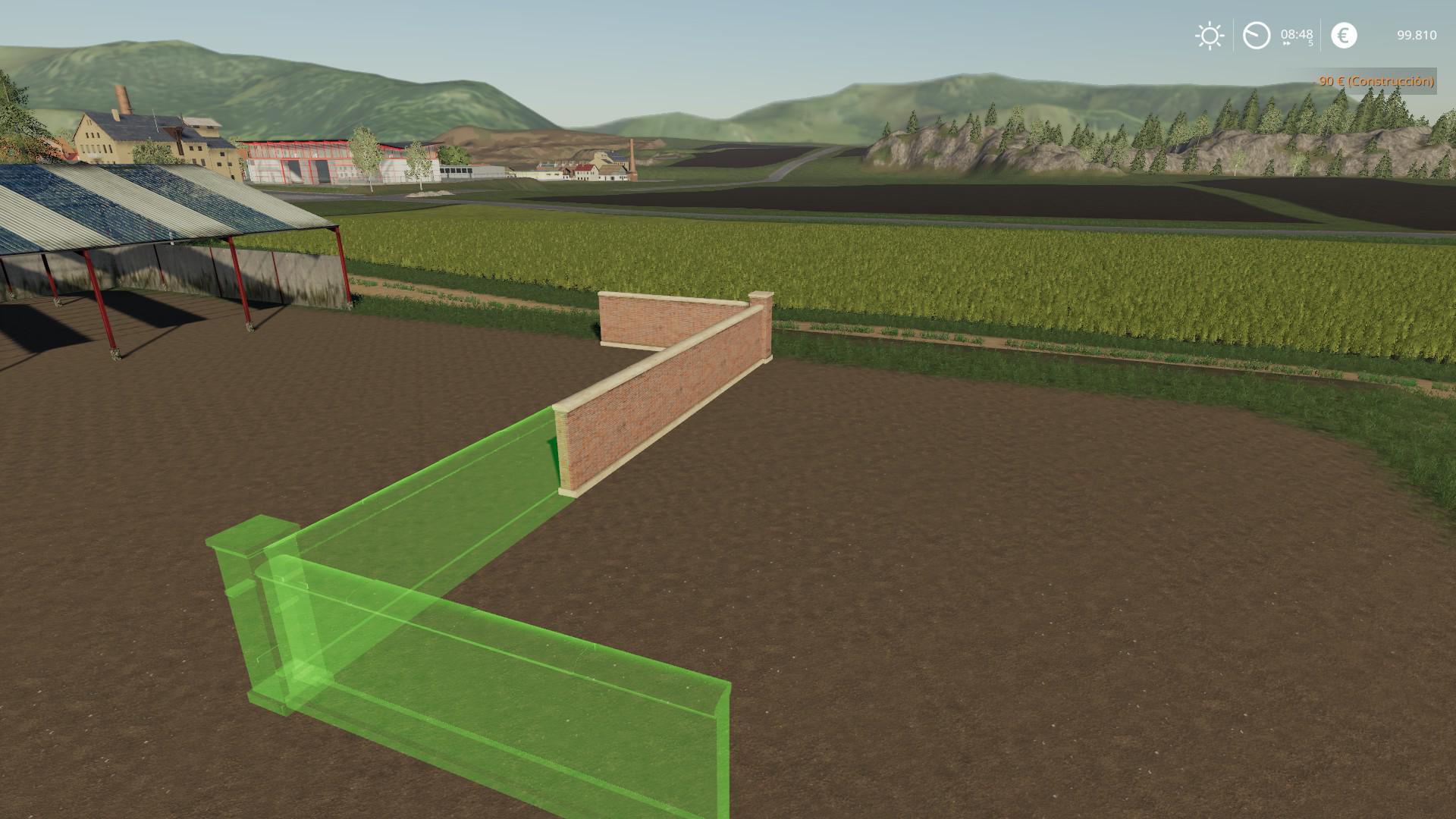 StoneWalls Placeable v1.0 FS19 Farming Simulator 22 мод FS 19 МОДЫ.