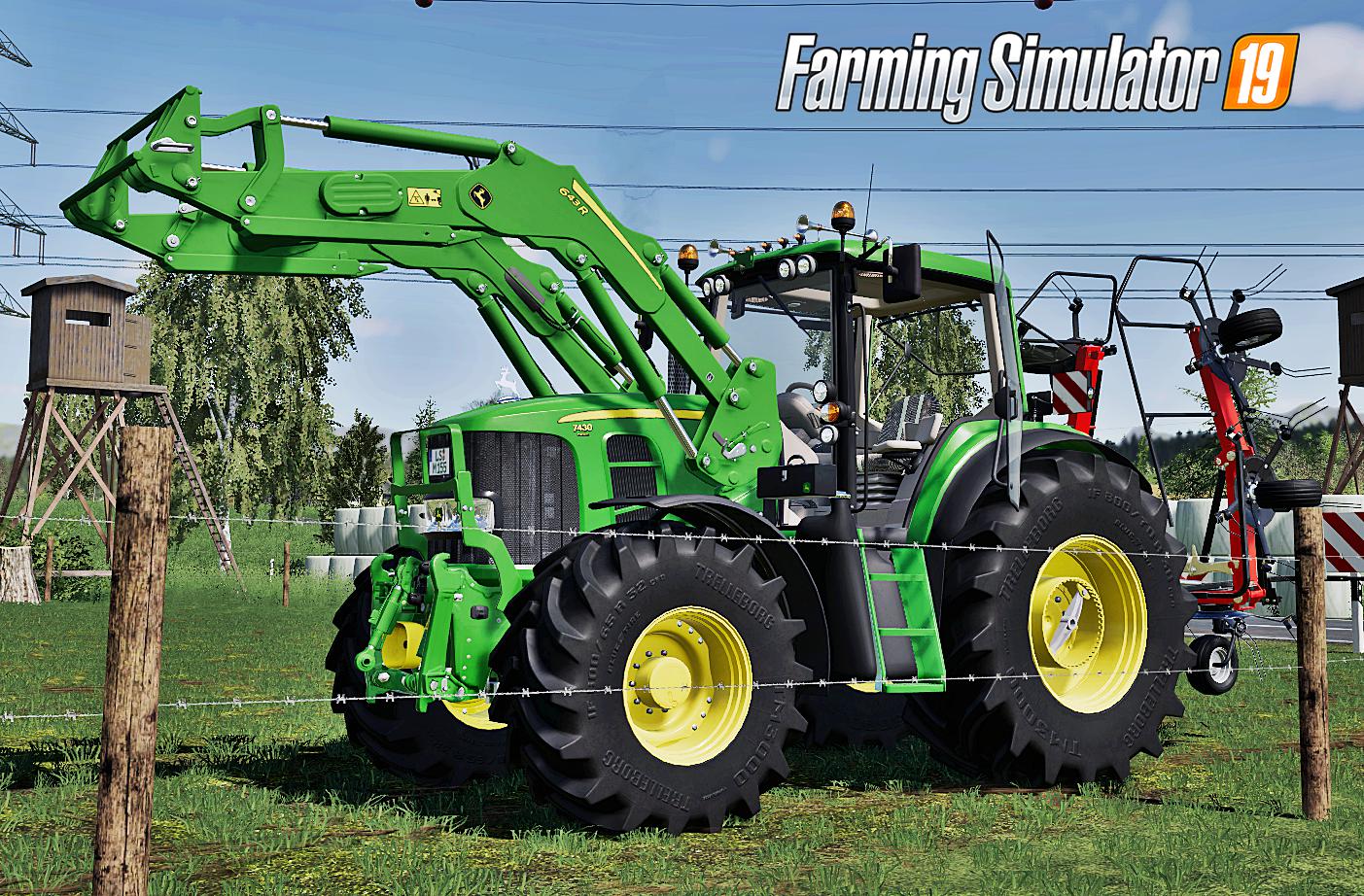 John Deere 74307530 Premium V1000 Fs19 Farming Simulator 22 мод
