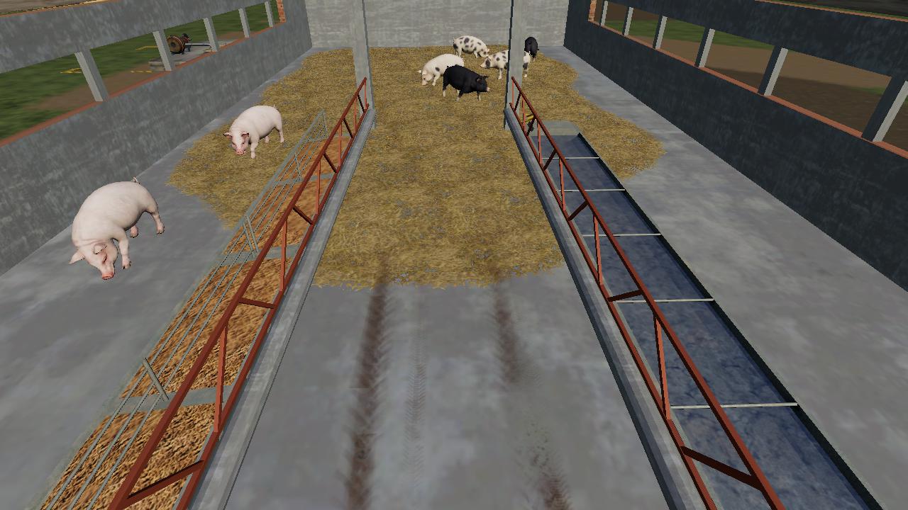 Старая маленькая свинья конюшня v1.0.1 FS19 Farming Simulator 22 мод FS 19 ...