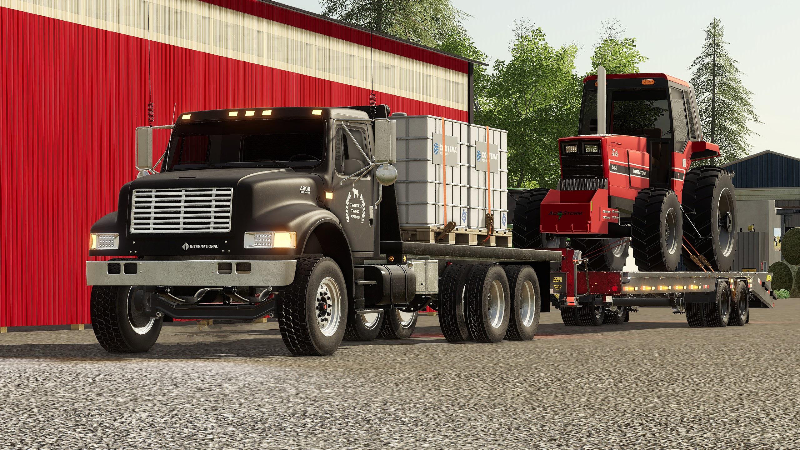 Поддерживается мультиплеер EXP19 International 4900 Pack v1.1 FS19 Farming ...