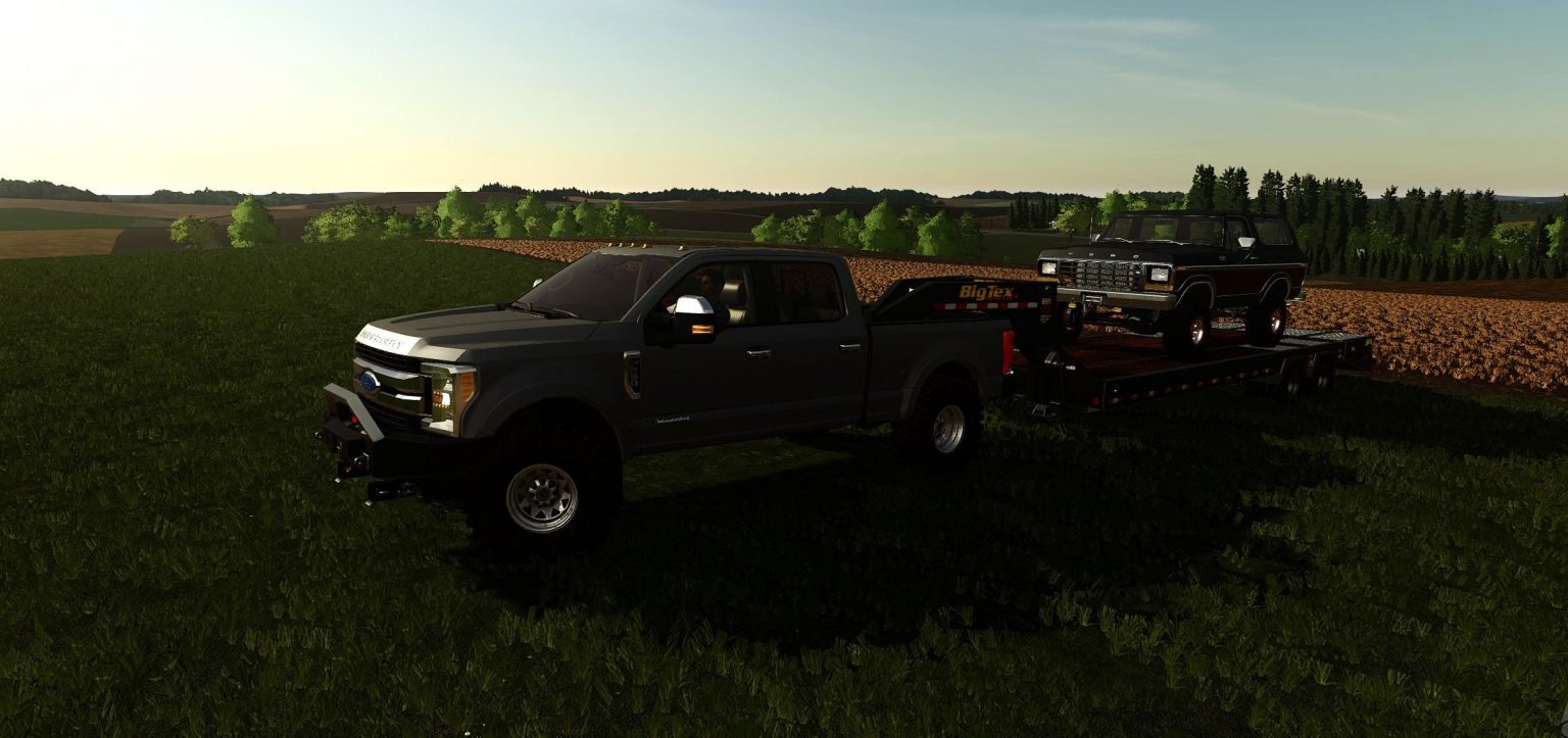 EXP19 Ford F-250 Superduty 2017 v1.3 FS19 мод | Farming Simulator 25 моды