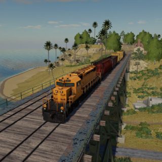 Train Stop Mod V1.0 FS19 мод | Farming Simulator 25 моды