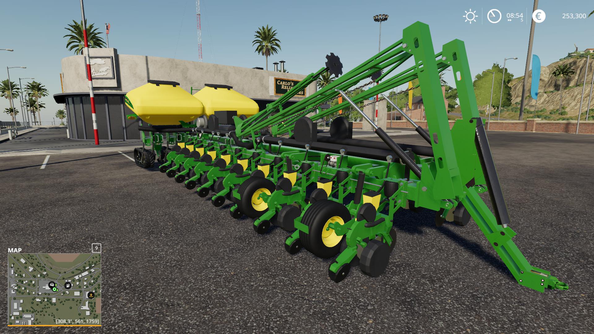 John Deere 1770 v1.0 FS19 Farming Simulator 22 мод FS 19 МОДЫ.