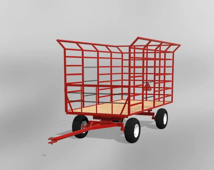 Стойка для сена EZ Trail v2.0 FS19.