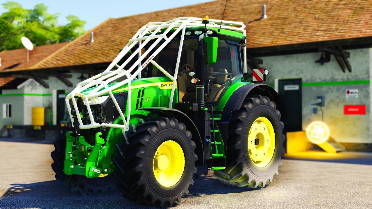 John Deere 7r Forest V10 Fs19 Farming Simulator 22 мод Fs 19 МОДЫ