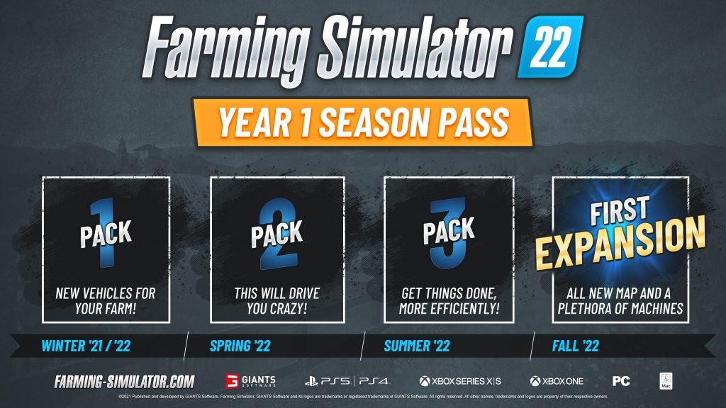 Сезонный абонемент для Farming Simulator 22 доступен для предварительного заказа 