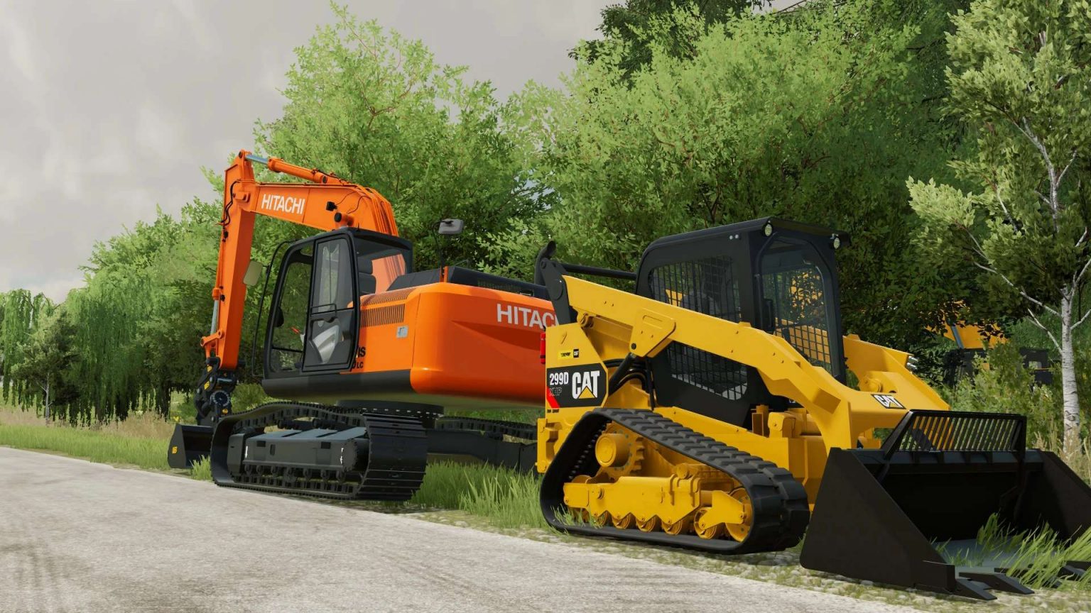 FS22 Cat Skid Steer Mega Pack v1.0.0.0 Farming Simulator 22 мод FS